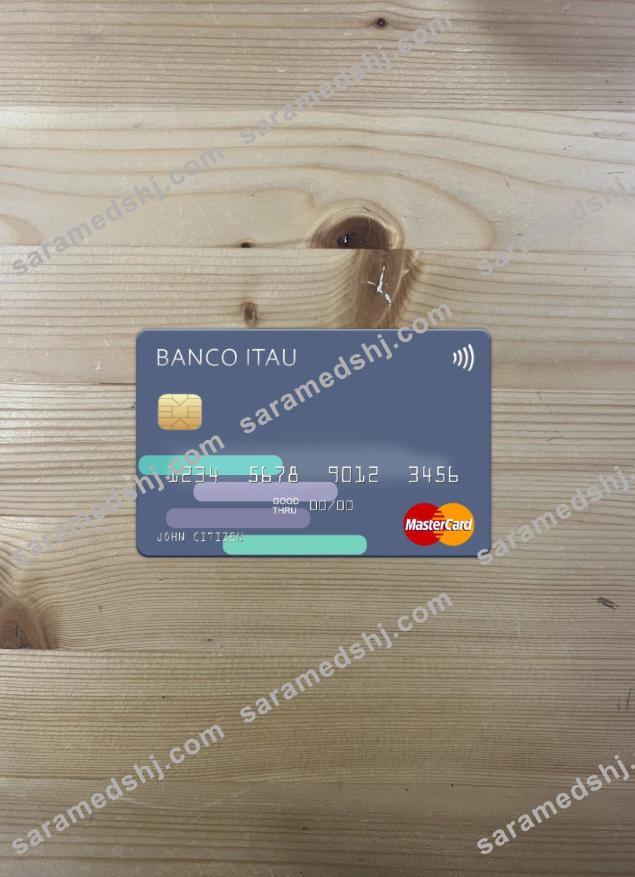 Argentina Banco Itaú mastercard photolook front